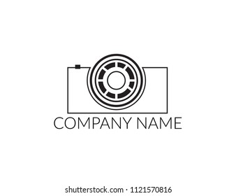 Photography Studio Badges and Labels in vector design