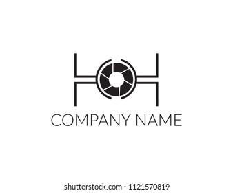 Photography Studio Badges and Labels in vector design