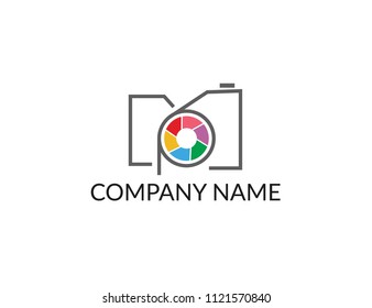 Photography Studio Badges and Labels in vector design