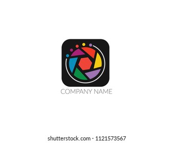 Photography Studio Badges and Labels in vector design