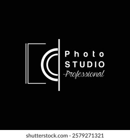 Photography Studio Branding, Camera Vector Illustration