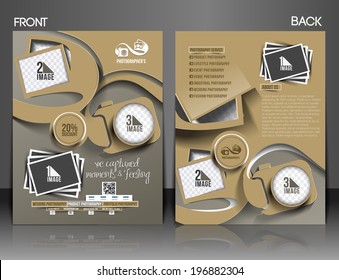 Photography Studio Front Flyer & Poster Template 