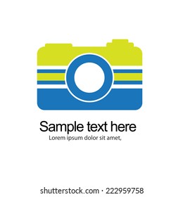 Photography studio icon design. vector