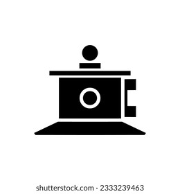 Photography studio icon on white background