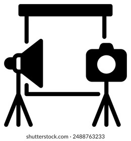 Fotografía Studio icono para Web, App, infografía, etc