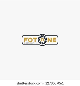 Photography studio logo design vector