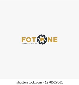 Photography studio logo design vector