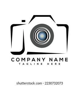 Photography studio Logo template vector image