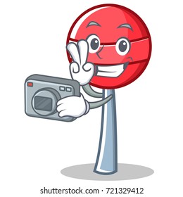 Photography sweet lollipop character cartoon