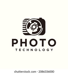Photography technology logo collection camera logo photography technology logo design icon