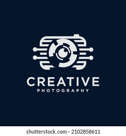 Photography technology logo collection camera logo photography technology logo design icon 