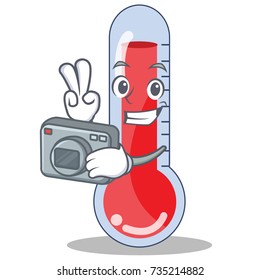 Photography thermometer character cartoon collection