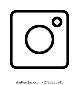 Photography Thin Icon. The icon can be used for websites, mobile apps, presentation templates, illustration, etc.