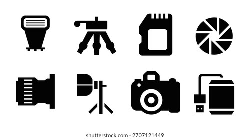 photography tools vector icon vector illustration