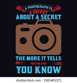 Photography t-shirt and apparel modern trendy design, typography, print, vector illustration, graphics, vectors