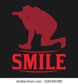 Photography t-shirt and apparel modern trendy design, typography, print, vector illustration, graphics, vectors