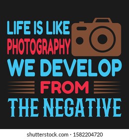 Photography  t-shirt and apparel modern trendy design, typography, print, vector illustration, graphics, vectors