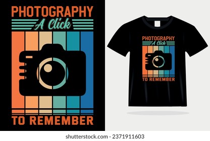 vector de diseño de camisetas fotográficas premium