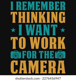 Diseño vectorial de diseño de camisetas tipográficas fotográficas 