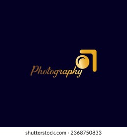 Photography Typography Signature Logo Vector