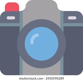 Fotografía Vector Diseño de iconos planos Diseño de iconos planos Vector
