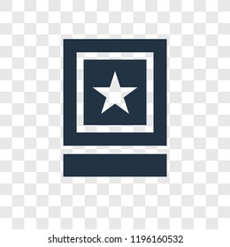 Photography vector icon isolated on transparent background, Photography transparency logo concept