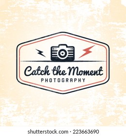 Photography Vector Illustration in Vintage Style