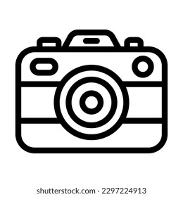 Photography Vector Line Icon Design