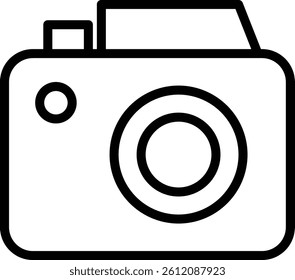 Photography Vector Line Icon Design