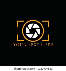Photography vector logo design. Camera icon
