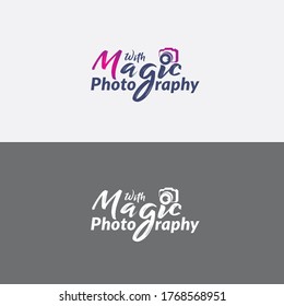 Photography vector logo design template