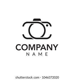 Photography vector logo icon illustration
