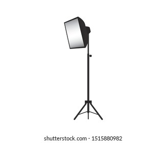 Photography and Videography Lighting Studio or Softbox Illustration