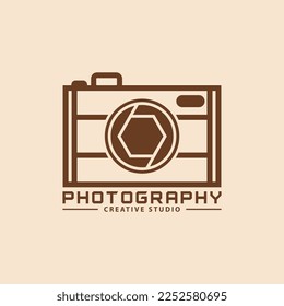 photography vintage retro logo vector