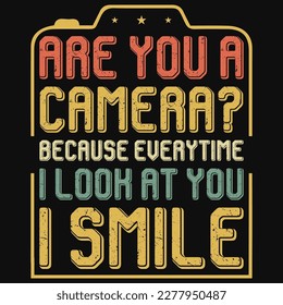 Photography vintages typography tshirt design 
