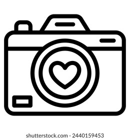 Photography Wedding icon illustration For web, app, infographic, etc