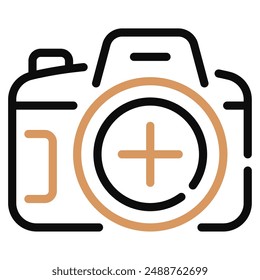 Photography Zoom icon for web, app, infographic, etc