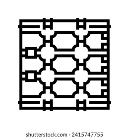 photonics quantum technology line icon vector. photonics quantum technology sign. isolated contour symbol black illustration
