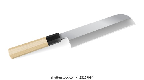 Photorealistic chef knife