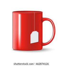 photorealistic red cup