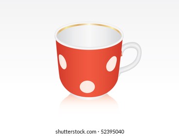 Photorealistic red cup