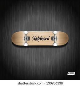 Photorealistic Skateboard Template