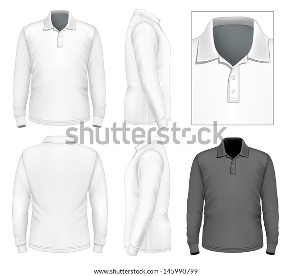 Download Photorealistic Vector Illustration Mens Long Sleeve Stock ...