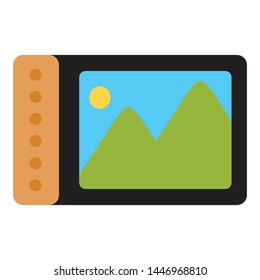 photos album icon. flat illustration of photos album vector icon for web