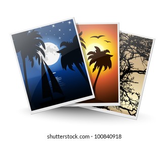 Icono de fotos. Ilustración del vector