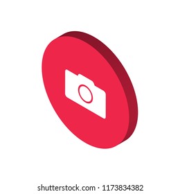 Photos isometric left top view 3D icon