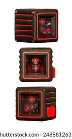 Photos of the laser level on a transparent background