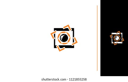 photos shutter logo vector icon