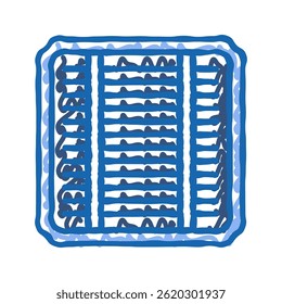 photovoltaic cells solar panel doodle icon sketch vector. photovoltaic cells solar panel sign. isolated symbol illustration