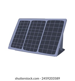 photovoltaic solar panel cartoon. technology sky, field renewable, system ecology photovoltaic solar panel sign. isolated symbol vector illustration